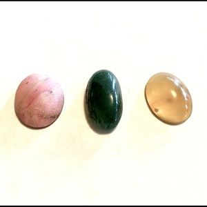 Vintage Cabochon semi precious stones